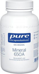 Pure Encapsulations Mineral 650A Mineralstoff-Komplex Kapseln für Sportler 180 Stück – Bild 1 von 1