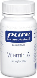 Pure Encapsulations Vitamin A Retinylacetat Kapseln, laktosefrei, glutenfrei, ohne Zusatzstoffe, 60 Stück – Bild 1 von 1