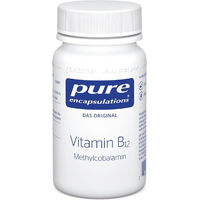 Produktbild von Pure Encapsulations Vitamin B12 Methylcobalamin Kapseln vegan glutenfrei laktosefrei 90 Stück