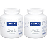 Produktbild von Pure Encapsulations Vitamin C 1000 gepuffert Calciumascorbat Kapseln laktosefrei und glutenfrei für Sportler