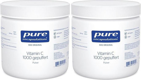 Pure Encapsulations Vitamin C 1000 gepuffertes Calciumascorbat Pulver – Bild 1 von 1
