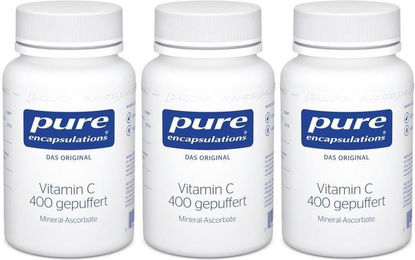Pure Encapsulations Vitamin C 400 gepuffert Calciumascorbat Kapseln – Bild 1 von 1