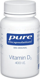 Pure Encapsulations Vitamin D3 400 IE Kapseln vegetarisch ohne Zusatzstoffe 120 Stück – Bild 1 von 1