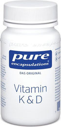 Pure Encapsulations Vitamin K & D Kapseln mit 1000 IE hochdosiert für Kinder sowie Schwangere und Stillende – Bild 1 von 1