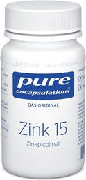 Pure Encapsulations Zink 15 Zinkpicolinat Kapseln 60 Stück laktosefrei glutenfrei ohne Zusatzstoffe – Bild 1 von 1