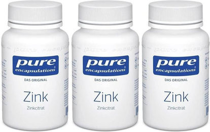 Pure Encapsulations Zink Citrat Kapseln 180 Stück laktosefrei und glutenfrei – Bild 1 von 1