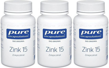 Pure Encapsulations Zink Picolinat 15 mg Kapseln 180 Stück glutenfrei und laktosefrei – Bild 1 von 1