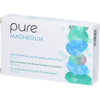 Produktbild von pure Magnesium Oxid Kapseln vegan vegetarisch laktosefrei und glutenfrei für Erwachsene und Kinder