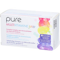 Produktbild von Pure Multivitamine Junior Lutschtabletten für Kinder zuckerfrei vegetarisch glutenfrei laktosefrei 60 Stück