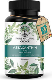 Pure Natural Choice Astaxanthin 12 mg Kapseln vegan hochdosiert 60 Stück – Bild 1 von 4