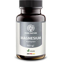 Produktbild von Pure Nature Magnesium Komplex Kapseln ohne Zusatzstoffe 180 Stück