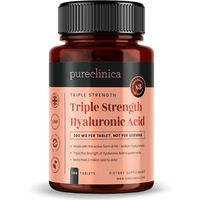 Produktbild von pureclinica Hyaluronsäure Tabletten vegan 180 Stück