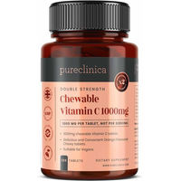 Produktbild von pureclinica Vitamin C 1000 mg Lutschtabletten zuckerfrei vegan vegetarisch 120 Stück