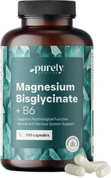 Purely Magnesiumbisglycinat mit Vitamin B6 Kapseln 180 Stück – Bild 1 von 1