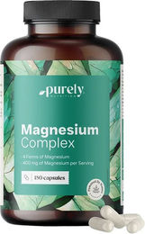 Purely Magnesiumkomplex 400 mg Kapseln 180 Stück für Sportler und Senioren – Bild 1 von 1