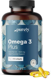 Purely Omega-3 Plus 1000 mg Kapseln 180 Stück – Bild 1 von 1