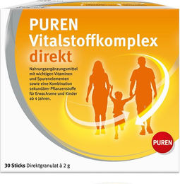 Puren Vitalstoffkomplex Pulver für Senioren und Sportler 30 g – Bild 1 von 1