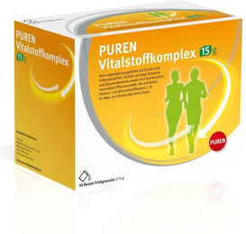 PUREN Vitalstoffkomplex Pulver laktosefrei und glutenfrei für Erwachsene 30 Beutel à 15 g – Bild 1 von 1