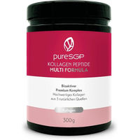 Produktbild von PureSGP Kollagen Peptide Multi Formula Pulver Typ I und III ohne Zusatzstoffe 300 g