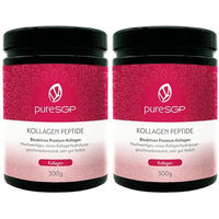 Produktbild von pureSGP Kollagen Peptide Rind Pulver glutenfrei zuckerfrei ohne Zusatzstoffe