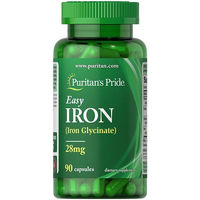 Produktbild von Puritan's Pride Eisen Bisglycinat 28 mg Kapseln 90 Stück
