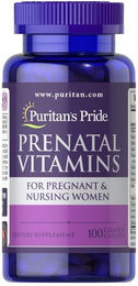 Puritan's Pride Pränatale Vitamine Tabletten für Schwangere und Stillende – Bild 1 von 2