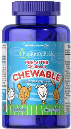 Puritan's Pride Pre-Vites Multivitamin Lutschtabletten für Kinder – Bild 1 von 2