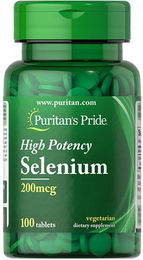 Puritan's Pride Selen 200 mcg Kapseln 100 Stück – Bild 1 von 2