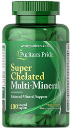 Puritan's Pride Super Chelated Multi-Mineral Mineralstoff-Komplex Kapseln 100 Stück – Bild 1 von 2