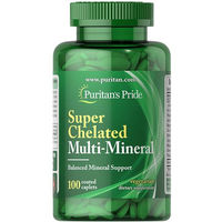 Produktbild von Puritan's Pride Super Chelated Multi-Mineral Mineralstoff-Komplex Kapseln 100 Stück