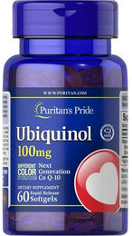 Puritan's Pride Ubiquinol CoQ10 100 mg Kapseln 60 Stück – Bild 1 von 2