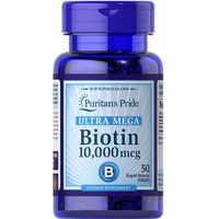Produktbild von Puritan's Pride Ultra Mega Biotin 10.000 mcg Kapseln