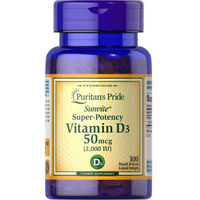 Produktbild von Puritan's Pride Vitamin D3 2000 IE Kapseln 100 Stück