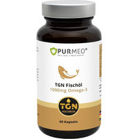 Produktbild von PURMEO Omega 3 TGN Fischöl Kapseln mit DHA und EPA in Triglycerid-Form