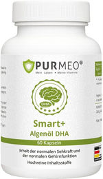 PURMEO Smart+ Algenöl DHA Omega-3 vegan in Kapseln – Bild 1 von 1