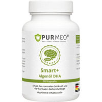 Produktbild von PURMEO Smart+ Algenöl DHA Omega-3 vegan in Kapseln
