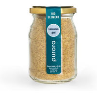 Produktbild von purora ELEMENT Bio Leinsamen gold gerieben und gekeimt Pulver vegan und zuckerfrei