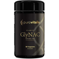 Produktbild von Purovitalis GlyNAC Clarity Kapseln vegan