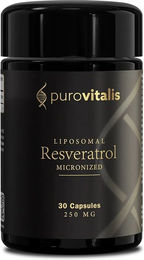 Purovitalis Liposomales Resveratrol 250 mg Kapseln vegan ohne Zusatzstoffe – Bild 1 von 3