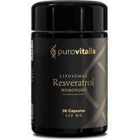 Produktbild von Purovitalis Liposomales Resveratrol 250 mg Kapseln vegan ohne Zusatzstoffe