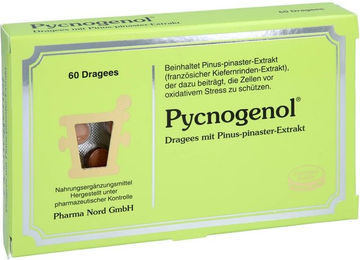 Pycnogenol Kiefernrindenextrakt Pharma Nord Dragees mit pflanzlichem Ursprung 60 Stück – Bild 1 von 1
