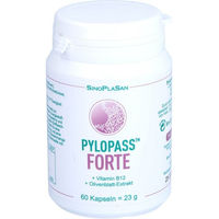 Produktbild von Pylopass Forte mit Vitamin B12 und Olivenblattextrakt Kapseln 60 Stück von SinoPlaSan GmbH