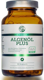 QIDOSHA Algenöl Plus Omega 3 Fettsäuren mit Vitamin D und K vegan Kapseln – Bild 1 von 4