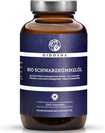 QIDOSHA Bio Schwarzkümmelöl Kapseln vegan ohne Zusatzstoffe 240 Stück – Bild 1 von 4