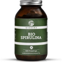 Produktbild von QIDOSHA Bio Spirulina Tabletten vegan ohne Zusatzstoffe