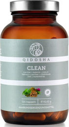 QIDOSHA CLEAN Leber Komplex Kapseln mit Glutathion, Chlorella, Liponsäure, Cholin, NAC, Guduchi, Reishi, Mariendistel, Löwenzahn und Zimt, vegan, 120 Kapseln – Bild 1 von 3