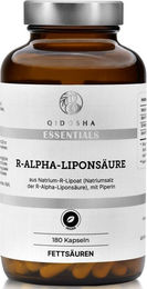 QIDOSHA R-Alpha-Liponsäure Kapseln mit Natrium-R-Lipoat und Piperin hochdosiert 180 Stück – Bild 1 von 4