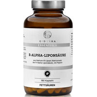 Produktbild von QIDOSHA R-Alpha-Liponsäure Kapseln mit Natrium-R-Lipoat und Piperin hochdosiert 180 Stück
