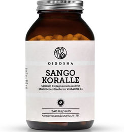 QIDOSHA Sango Meereskoralle mit Calcium und Magnesium Pulver ohne Zusatzstoffe – Bild 1 von 3
