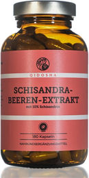 QIDOSHA Schisandra Extrakt mit 10% Schisandrin Kapseln vegan ohne Zusatzstoffe – Bild 1 von 3